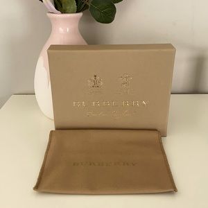 Burberry Wallet Box and Dustbag